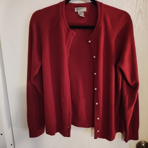 Pendleton Sweaters - Pendleton Women's Red Cardigan Sweater